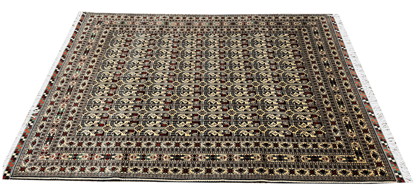 Afghan Carpet, Ala bakhmal Pattern