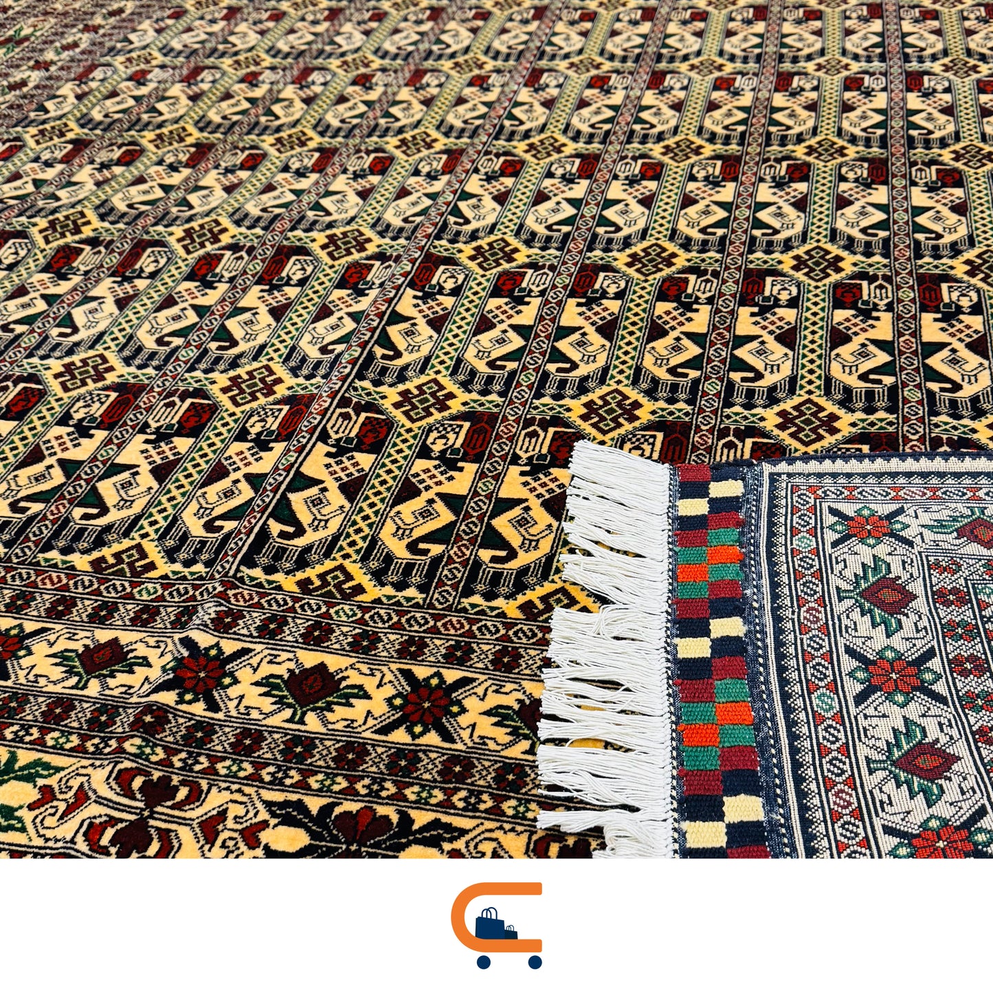 Afghan Carpet, Ala bakhmal Pattern